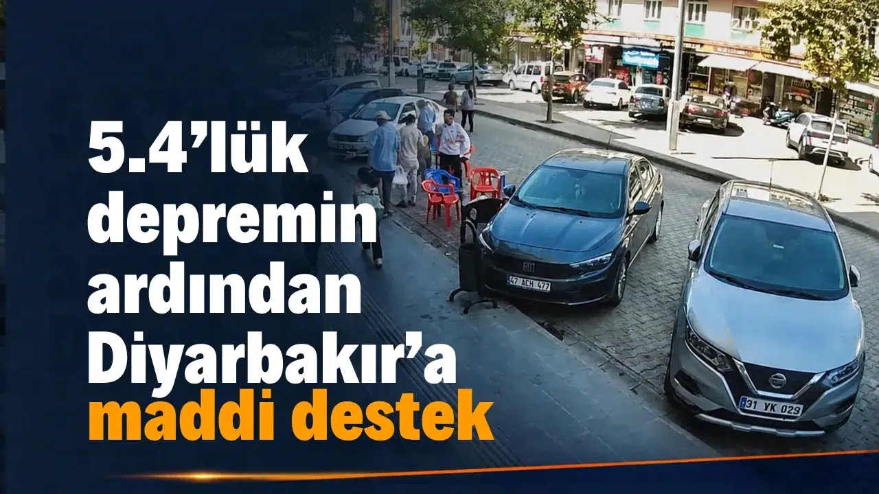 5.4'lük depremin ardından üç ile 10 milyon TL kaynak aktarıldı: Diyarbakır da listede