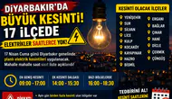 Diyarbakır’da büyük kesinti! 17 ilçede elektrikler saatlerce yok