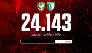 Amedspor Bodrum FK maçı bilet satışı yüzde 87'yi geçti: Taraftardan dev destek