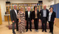 Diyarbakır'ın belediyesi İsveç’te Stockholm Kürt Kütüphanesi'ni ziyaret etti