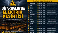 Diyarbakır’da elektrik kesintisi uyarısı: İlçe ilçe liste