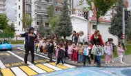 Diyarbakır'da çocuklar trafikte saygı kültürünü öğrendi: Eğlence ve eğitim bir arada