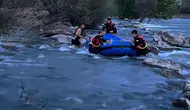 Diyarbakır'da Dicle Nehri'nde mahsur kalan gencin imdadına AFAD ekipleri yetişti