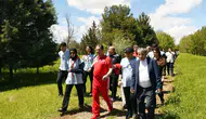 Dicle Üniversitesi'nde sağlıklı yaşam yürüyüşüne Rektör Eronat da katıldı