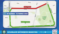 Diyarbakır'da kilit yol 1 ay boyunca trafiğe kapatıldı: Büyükşehir duyurdu