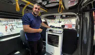 Diyarbakır'da kavurucu sıcaklara karşı minibüste sulu klima dönemi Yolcular çok memnun