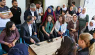 Diyarbakır'da kırsala çıkarma yapan Eşbaşkan Bucak vatandaşı dinledi