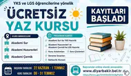 Diyarbakır'da öğrencilere müjde: Ücretsiz yaz kursları başlıyor