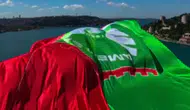 Amedspor bayrağı İstanbul FSM Köprüsü'nde dalgalanmaya başladı: Sosyal medya coştu