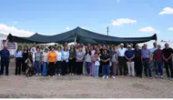 Varto'daki nöbete Diyarbakır'dan destek: Eşbaşkanlar Çalıdere'de halkla buluştu