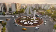 Diyarbakır'daki kavşak iklim dostu peyzajla yenilendi: Binlerce bitkiyle süslendi