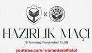 Amedspor'dan Dinamo Batumi maçı için canlı yayın duyurusu: Adres verildi
