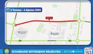 Diyarbakır'daki sürücülerin dikkatine: Bir ay boyunca trafiğe kapalı olacak