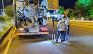 Diyarbakır'da gündüz yerine geceyi tercih ettiler: 2 bin 800 metrelik hat tertemiz oldu