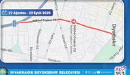 Diyarbakır'da sürücülerin dikkatine: Bir ay boyunca trafiğe kapalı olacak