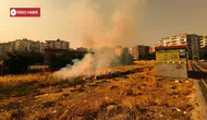 Diyarbakır'da okul önünde anız yangını: Facia son anda önlendi