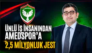 Ünlü iş insanından Amedspor'a 2,5 milyonluk jest: Motivasyonunuzu bozmayın