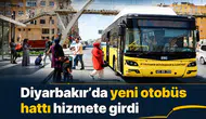 Diyarbakır'da toplu ulaşımda yeni dönem: Yeni otobüs hattı hizmete girdi