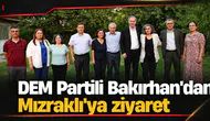 DEM Parti Eş Genel Başkanı Bakırhan'dan Selçuk Mızraklı'ya ziyaret: "Hasret giderdik"