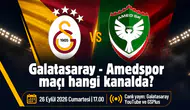 Galatasaray Amedspor maçı hangi kanaldan canlı izlenebilecek? İlk 11 belli oldu