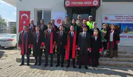 Ergani'de yeni adli yıl başladı: Kaymakam Yalçın, Başsavcı Gül ve adliye çalışanları buluştu
