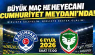 Diyarbakır'da Kasımpaşa Amedspor maçı için dev ekran kuruluyor: Taraftara çağrı yapıldı
