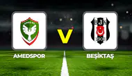 Amedspor Beşiktaş maçının ilk 11'leri resmen açıklandı: Kadroda sürprizler var
