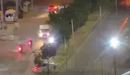 Siverek Diyarbakır yolunda şüpheli araç kaçtı, polis kovaladı