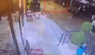 Diyarbakır Yenişehir'de korku dolu anlar: Balkondan düşen taşlardan saniyelerle kurtuldu