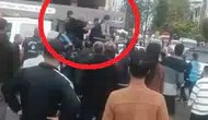 Diyarbakır Sur'da zabıta ve seyyar satıcı arasında gergin anlar: Arbede kamerada