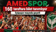 Amedspor'dan taraftara duyuru: 160 kişiye bilet tanımlanacak