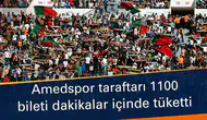 Amedspor taraftarı 1100 bileti dakikalar içinde tüketti: Ankara'ya akın var