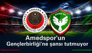 Amedspor'un Gençlerbirliği'ne şansı tutmuyor: 3 puanı bir arada göremedi