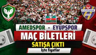 Amedspor Eyüpspor maçının biletleri satışa çıktı: İşte fiyatlar
