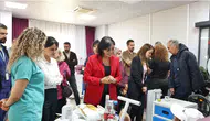 Kayapınar Belediyesi'nden kanser hastalarına anlamlı ziyaret: Hijyen çantası desteği