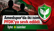 Amedspor'da Samsunspor maçı sonrası iki isim PFDK'ya sevk edildi