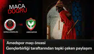 Amedspor maçı öncesi Gençlerbirliği taraftar grubundan tepki çeken paylaşım