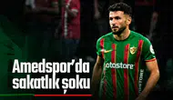 Amedspor'a büyük şok: Yıldız isim 1 ay sahalardan uzak kalacak