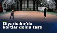 Diyarbakır'da kortlar doldu taştı: 354 sporcu şampiyonluk için raket sallıyor