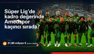 Süper Lig'in lideri Amedspor kadro değerinde kaçıncı sırada? Liste açıklandı