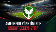 Amedspor yönetiminde dikkat çeken istifa: Suçlamayı kabul etmedi, görevi bıraktı