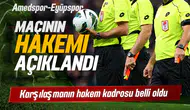 Amedspor Eyüpspor maçının hakemi açıklandı: TFF duyurdu