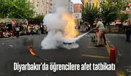Diyarbakır'da afet farkındalık seferberliği: Öğrenciler deprem tatbikatıyla bilinçlendi