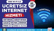 Diyarbakır'da ücretsiz internet 7 noktaya ulaştı: İşte hizmet verilen yerler