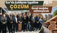 Diyarbakır Sur'da kaldırım işgaline turistik pazar çözümü: Esnaf mağdur edilmeyecek