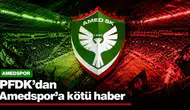 PFDK'dan Amedspor'a kötü haber: Gençlerbirliği maçına ağır fatura çıktı
