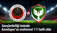 Gençlerbirliği önünde Amedspor'un muhtemel 11'i belli oldu: Sürpriz seçimler var