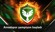Amedspor şampiyon başladı: 3'te 3 yaparak mutlu sona ulaştılar