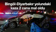 Bingöl-Diyarbakır yolunda yürek yakan kaza: Genç Köprüsü'nde 2 ölü, 2 yaralı
