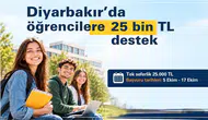Diyarbakır'da öğrencilere 25 bin TL eğitim desteği: Başvurular başladı